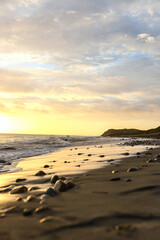 sunset at the beach