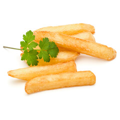 French Fried Potatoes isolated on white background
