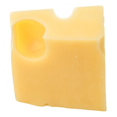 Cheese isolated on white background