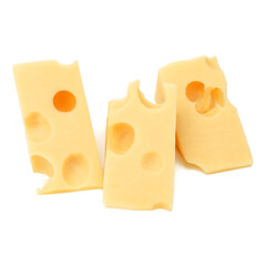 Cheese isolated on white background