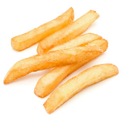 French Fried Potatoes isolated on white background