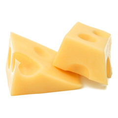 Cheese isolated on white background