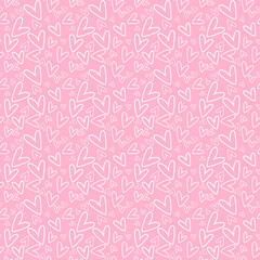 Valentine's Day Seamless Pattern - Cute repeating pattern design - 414569400