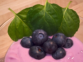 blueberry yogurt