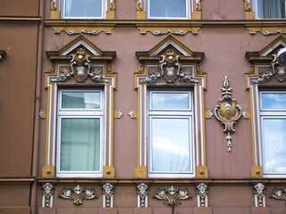 Fototapeta na wymiar Art Nouveau facade