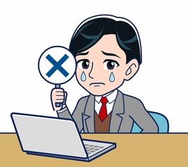 Male teacher in a gray jacket