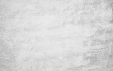 Close up retro plain white color cement wall panoramic background texture for show or advertise or...