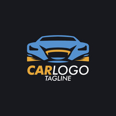 Simple minimalist car logo design