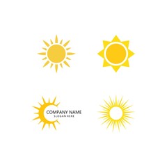 sun illustration logo