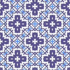  Seamless pattern with multicolored shapes.