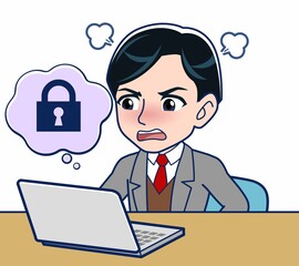 Male teacher in a gray jacket