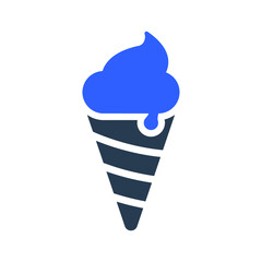 Cone ice cream icon
