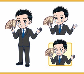 金融関係の仕事をしているサラリーマンの男性