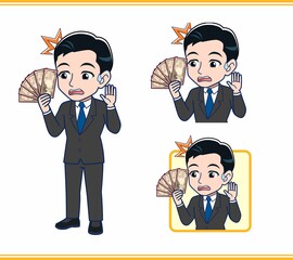 金融関係の仕事をしているサラリーマンの男性