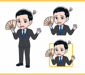 金融関係の仕事をしているサラリーマンの男性