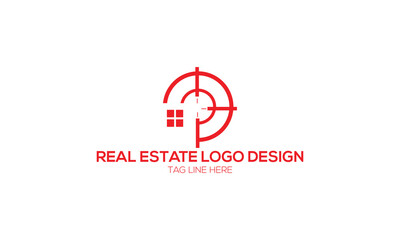 Fototapeta premium business logo design real estate logo design. 