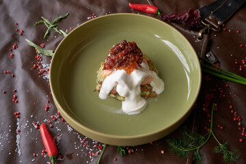 chocolate with whipped cream