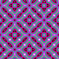 Seamless pattern with multicolored shapes.