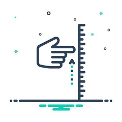 Mix icon for approximately