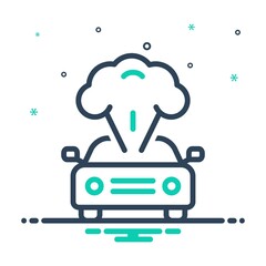 Mix icon for explosion