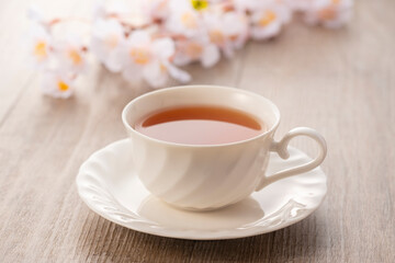 紅茶　桜