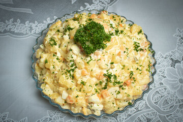 Ensalada de papas panameña