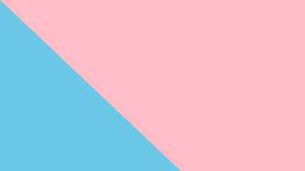 Obraz premium pink and soft blue color pastel soft for banner background, simple pastel color in top view for background