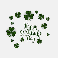 Saint Patrick's Day, Vector illustration brochure
