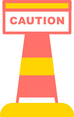 Road sign line icon color, traffic signals. editable stroke