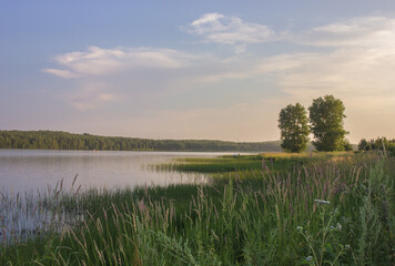 sunrise over the river