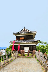 上田城の西櫓の風景