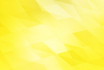 Obraz premium Light Yellow vector pattern in square style.
