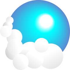 青空　イメージ　イラスト