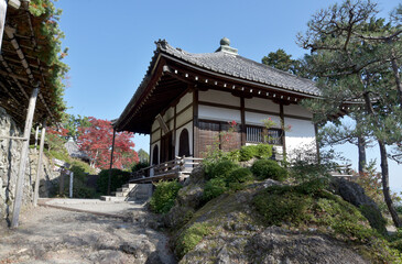 紅葉の善峯寺　護摩堂　京都市