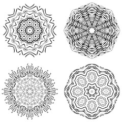 Abstract mandala design