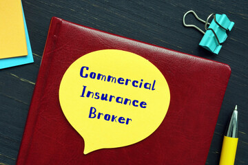  Commercial Insurance Broker inscription on the page.