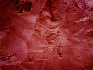 Red sandstone textured background, closeup	
