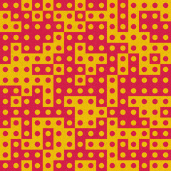 Abstract Geometric Pattern generative computational art illustration