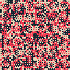 Fototapeta premium Abstract Geometric Pattern generative computational art illustration