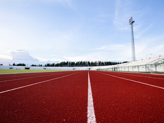 New running track and stadium of Sport Center