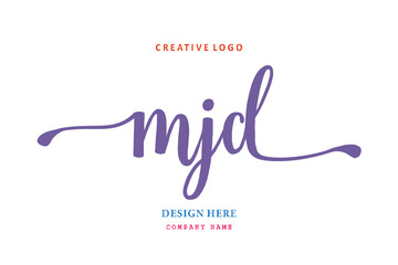 MJD lettering logo is simple, easy to understand and authoritative