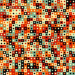 Abstract Geometric Pattern generative computational art illustration