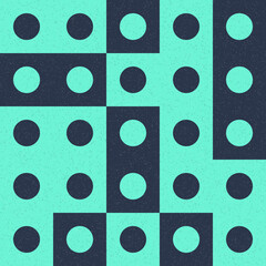 Abstract Geometric Pattern generative computational art illustration