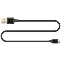 Computer usb or hdmi cable vector isolated on white