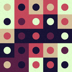 Abstract Geometric Pattern generative computational art illustration