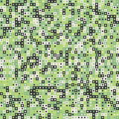 Fototapeta premium Abstract Geometric Pattern generative computational art illustration