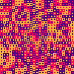 Fototapeta premium Abstract Geometric Pattern generative computational art illustration
