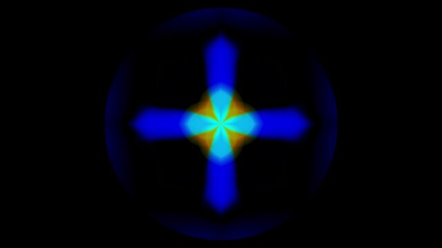 Abstract blue pulsing energy