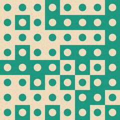 Abstract Geometric Pattern generative computational art illustration