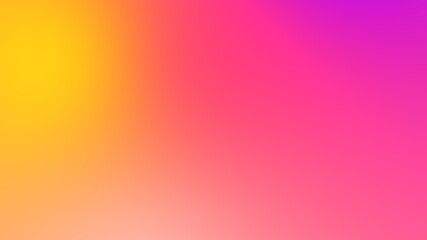 Fototapeta premium Abstract gradient red orange and pink soft colorful background. Modern horizontal design for mobile app.